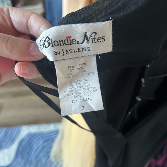 Y2k black evening formal high low dress - Picture 6 of 6